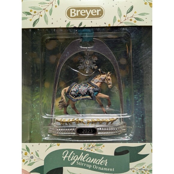 Breyer Other - Breyer Highlander 2023 Stirrup Ornament Holiday Horse #24 NIB Collectible 700324